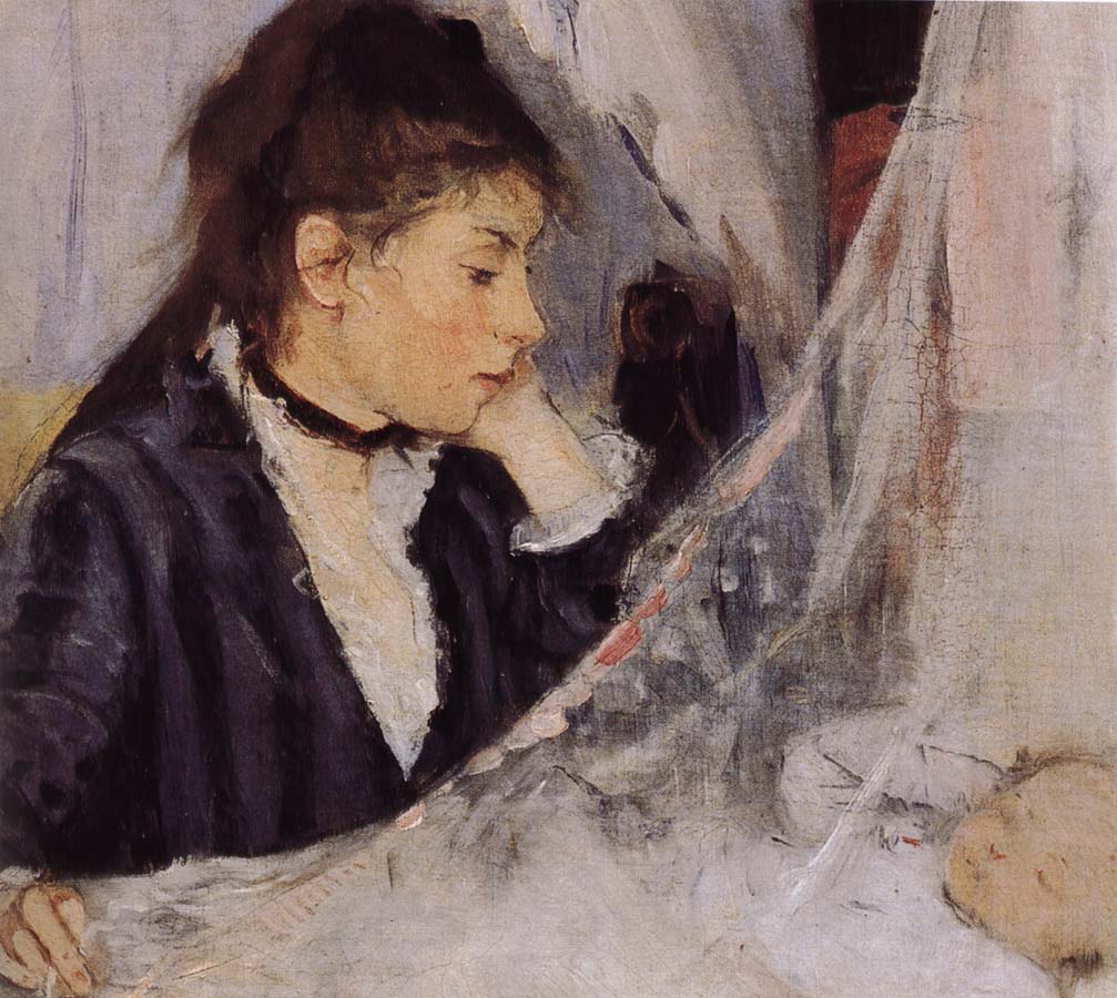 Berthe Morisot Detail of Cradle